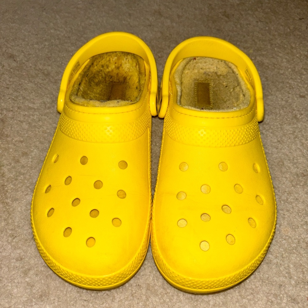 Unisex Yellow Crocs M:8 W:10